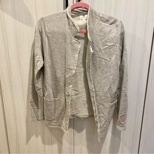 NWOT Sundry hear on the sleeve sweatshirt cardigan